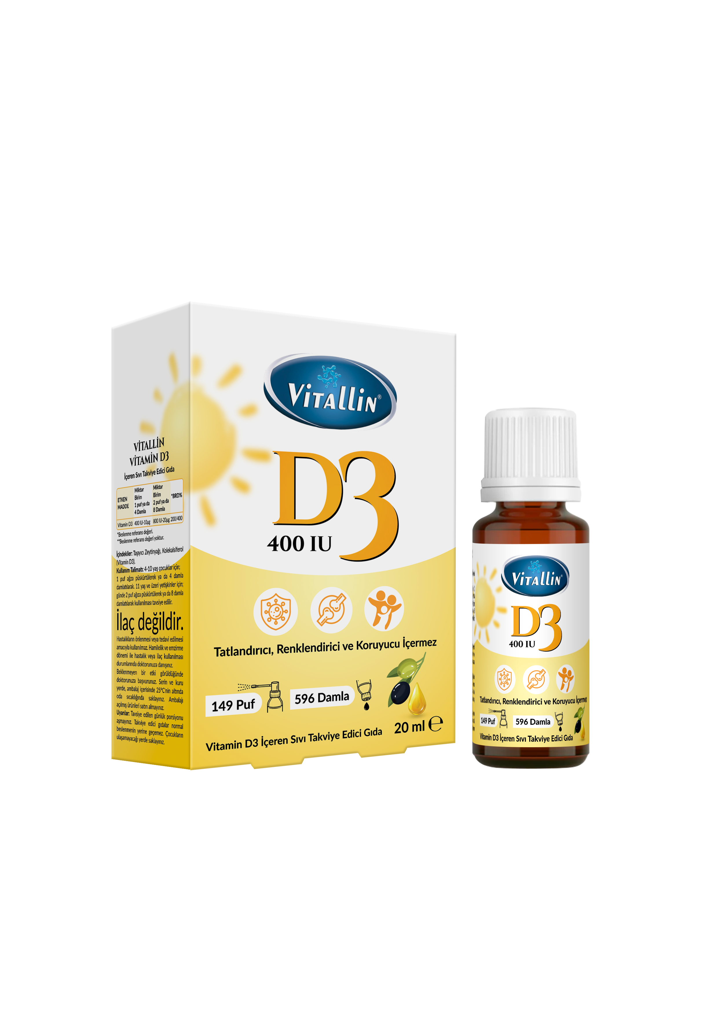 Vitamin D3 400 IU
